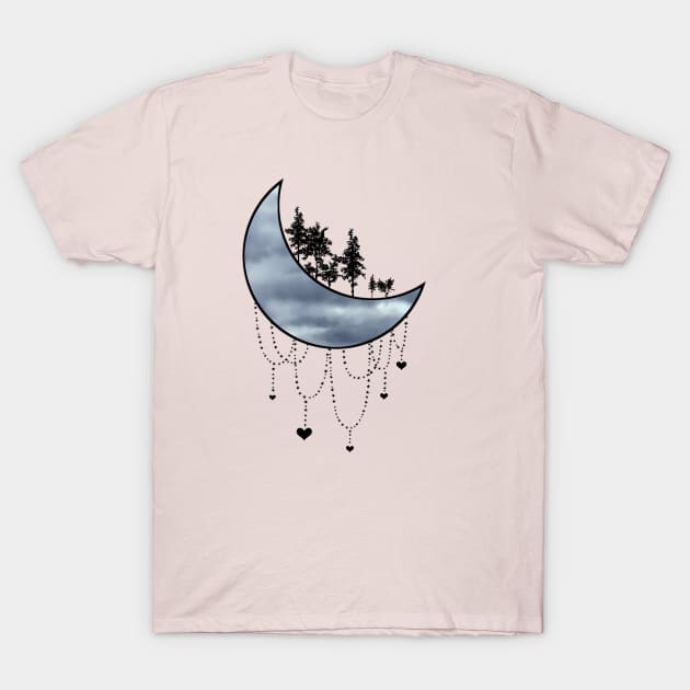 Forest Moon T-Shirt by Narithian